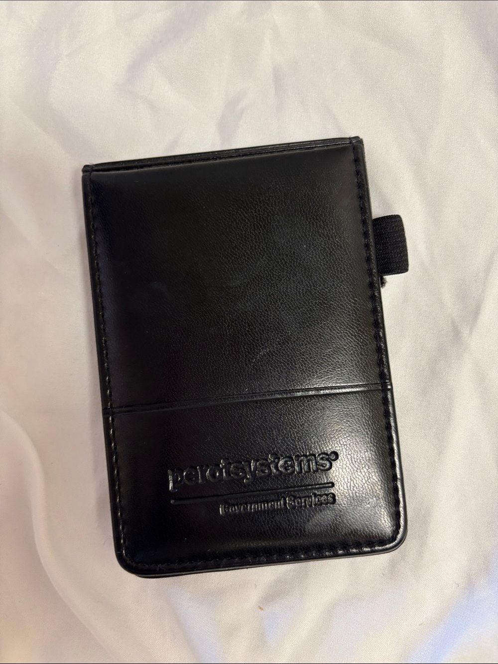 LEEDS  Perotsystems Wallet Card Holder Black